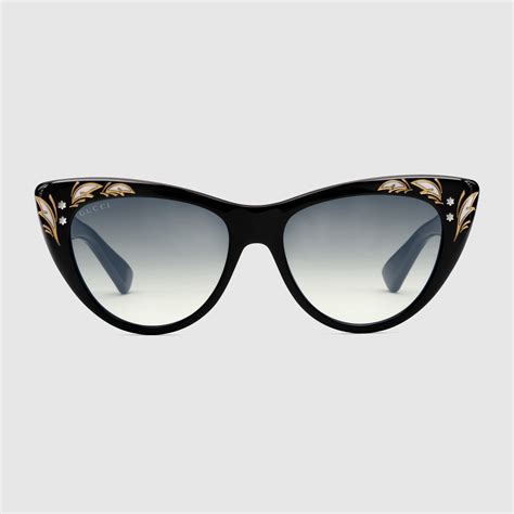 cateye gucci sunglasses|designer oversized cat eye sunglasses.